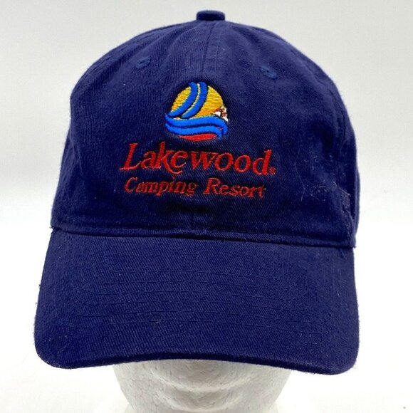 Lakewood Camping Resort Ball Hat Cap Youth Strapback Blue Viv & Lou Myrtle Beach - Picture 1 of 9